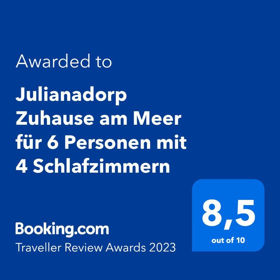 Julianadorp Zuhause Am Meer Fuer 6 Personen Mit 4 Schlafzimmern Екстериор снимка